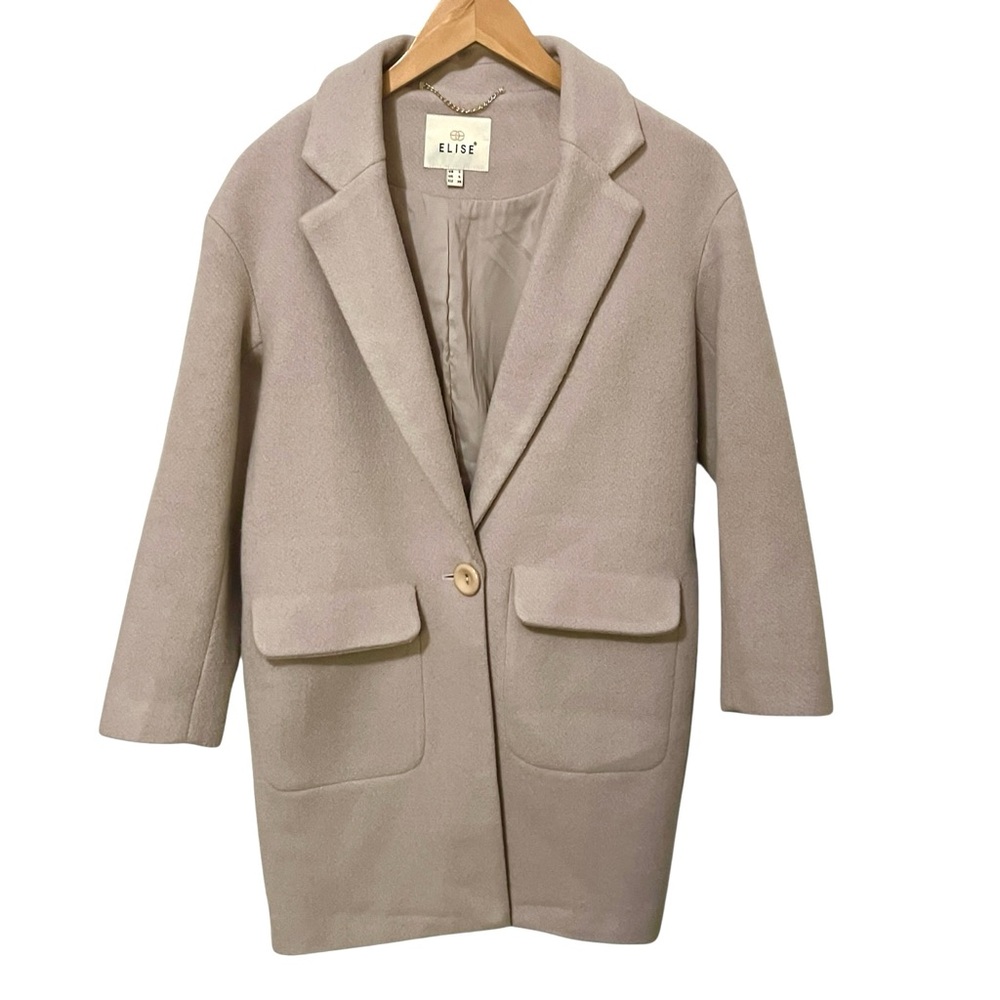Elise Mauve Peacoat Size Small